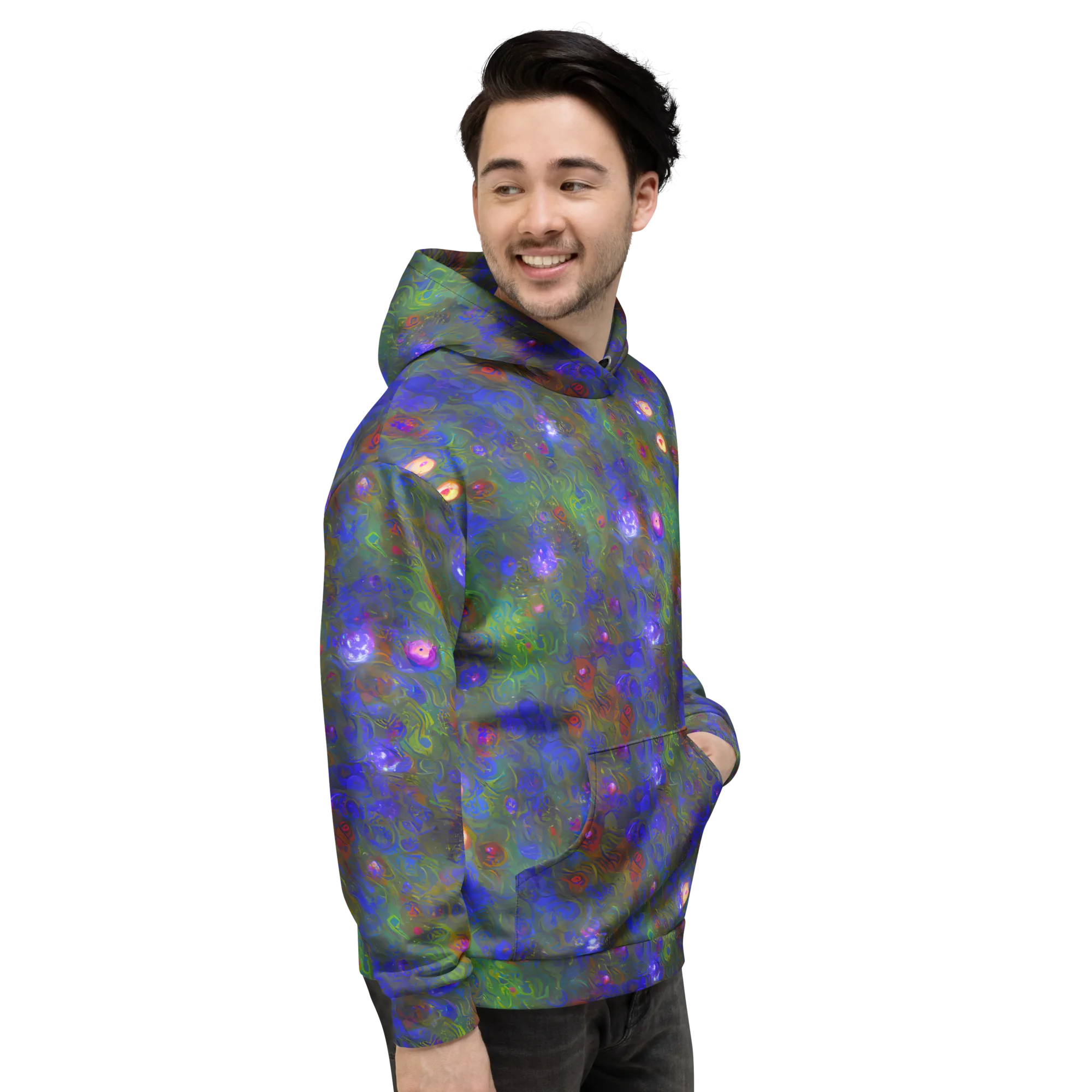Mystic Reef on Hoodie — Right