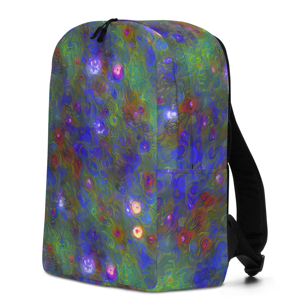 Mystic Reef on Minimalist Backpack — Left
