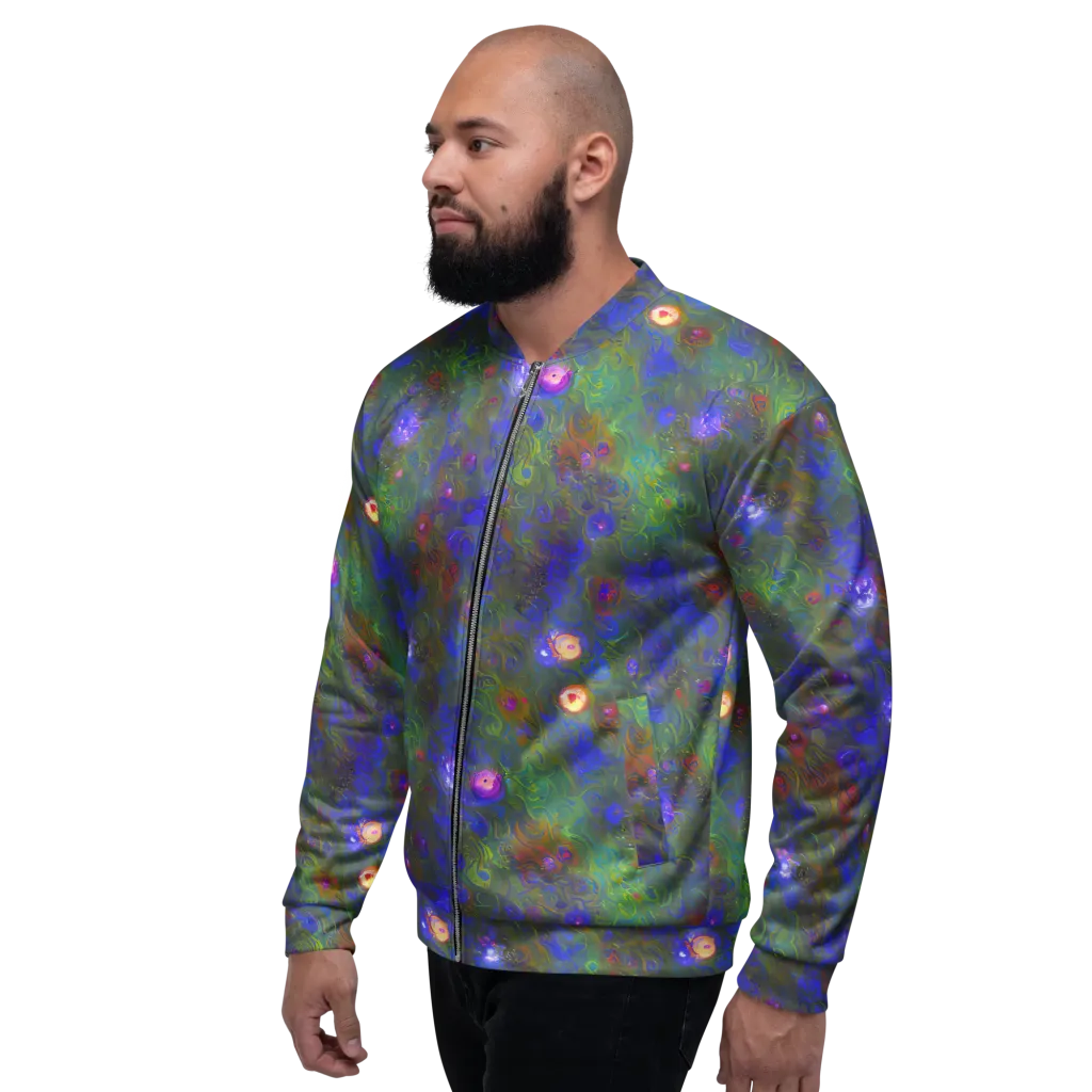 Mystic Reef on Bomber Jacket — Left