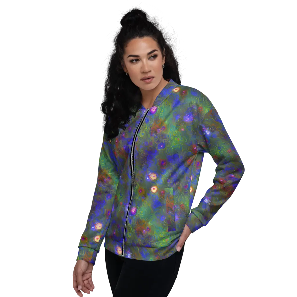 Mystic Reef on Bomber Jacket — Left