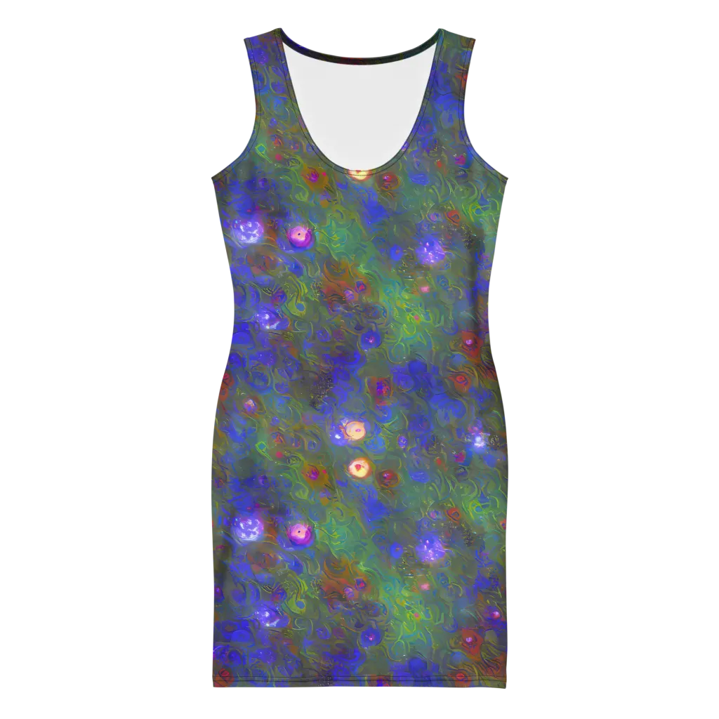 Mystic Reef on Bodycon Dress — Front