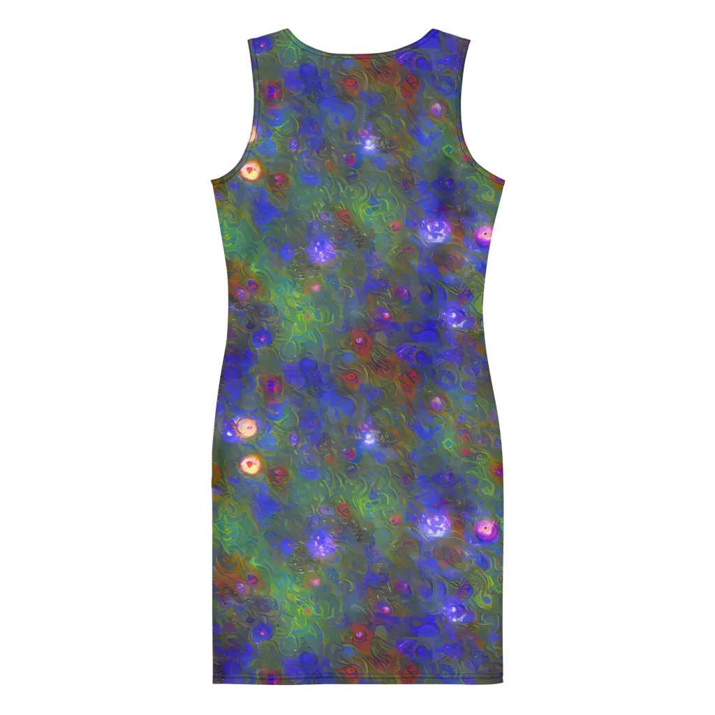 Mystic Reef on Bodycon Dress — Back
