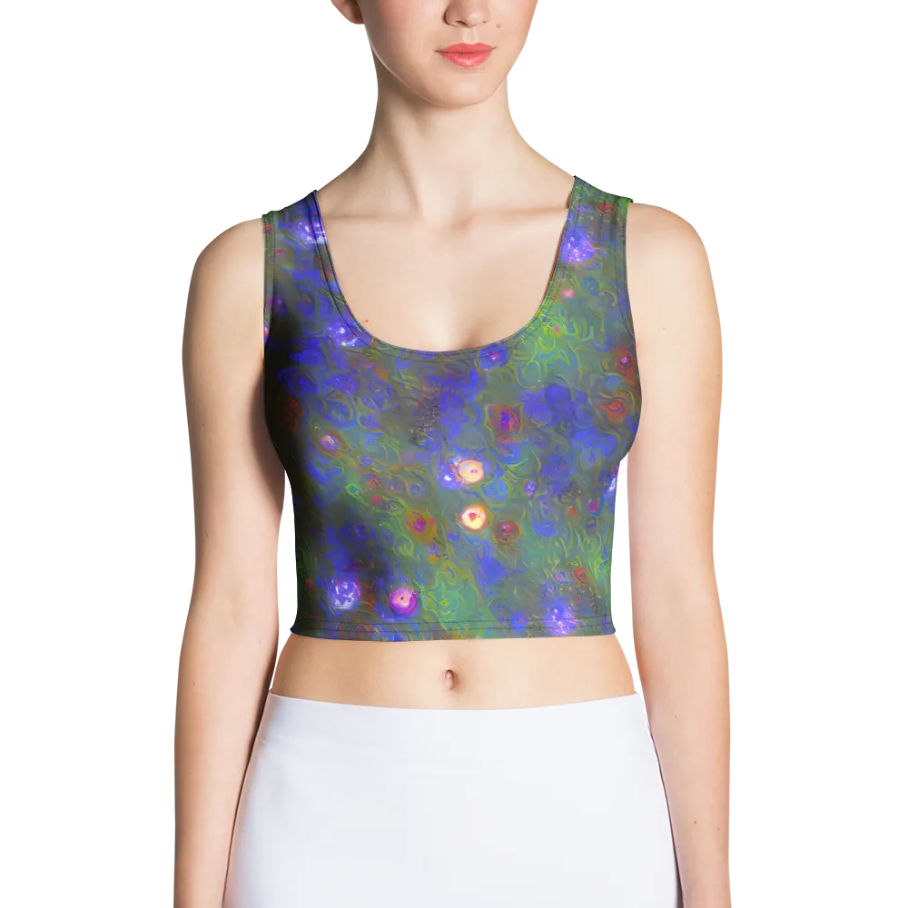 Mystic Reef on Crop Top — Front