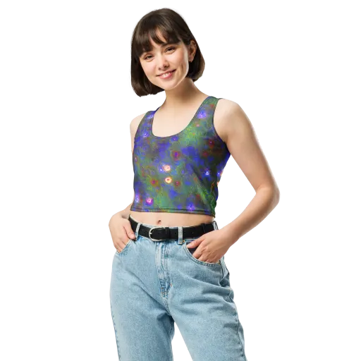 Mystic Reef on a Crop Top
