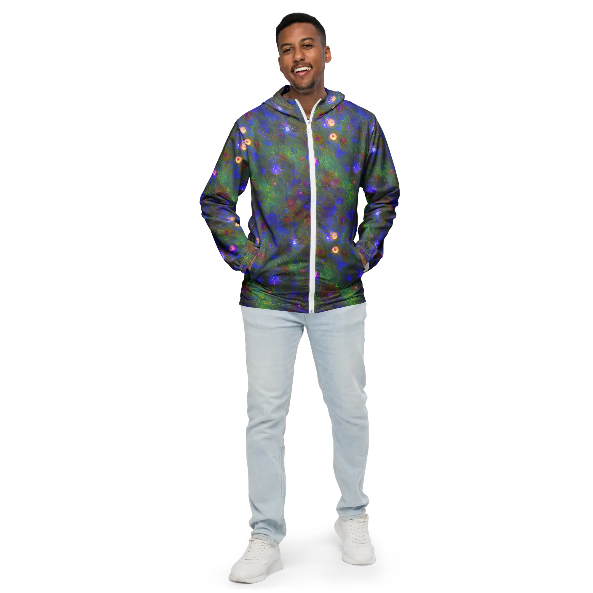 Mystic Reef on Men's Windbreaker — Front