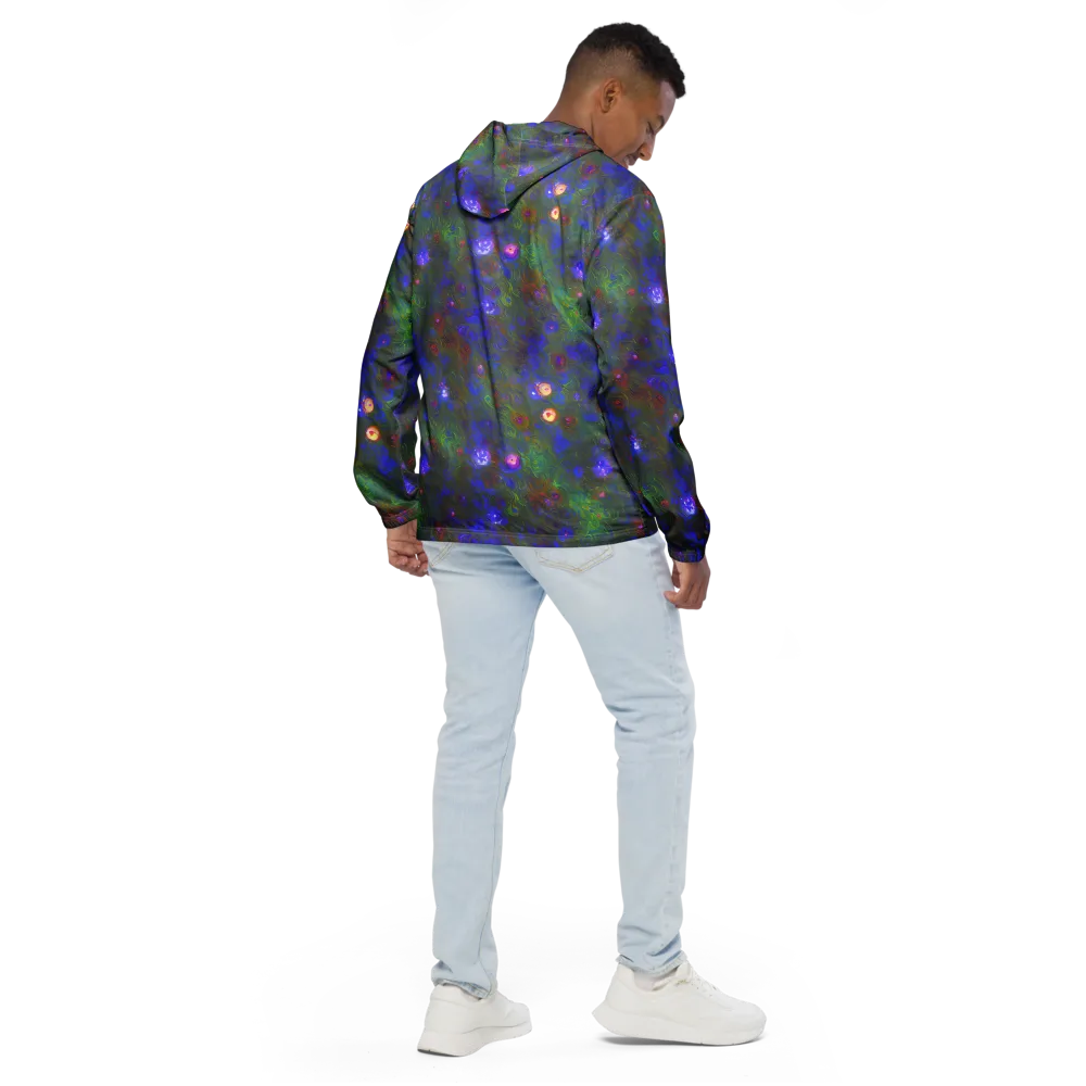 Mystic Reef on Men's Windbreaker — Back