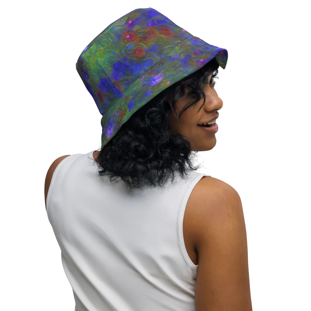 Mystic Reef on Reversible Bucket Hat — Right Outside