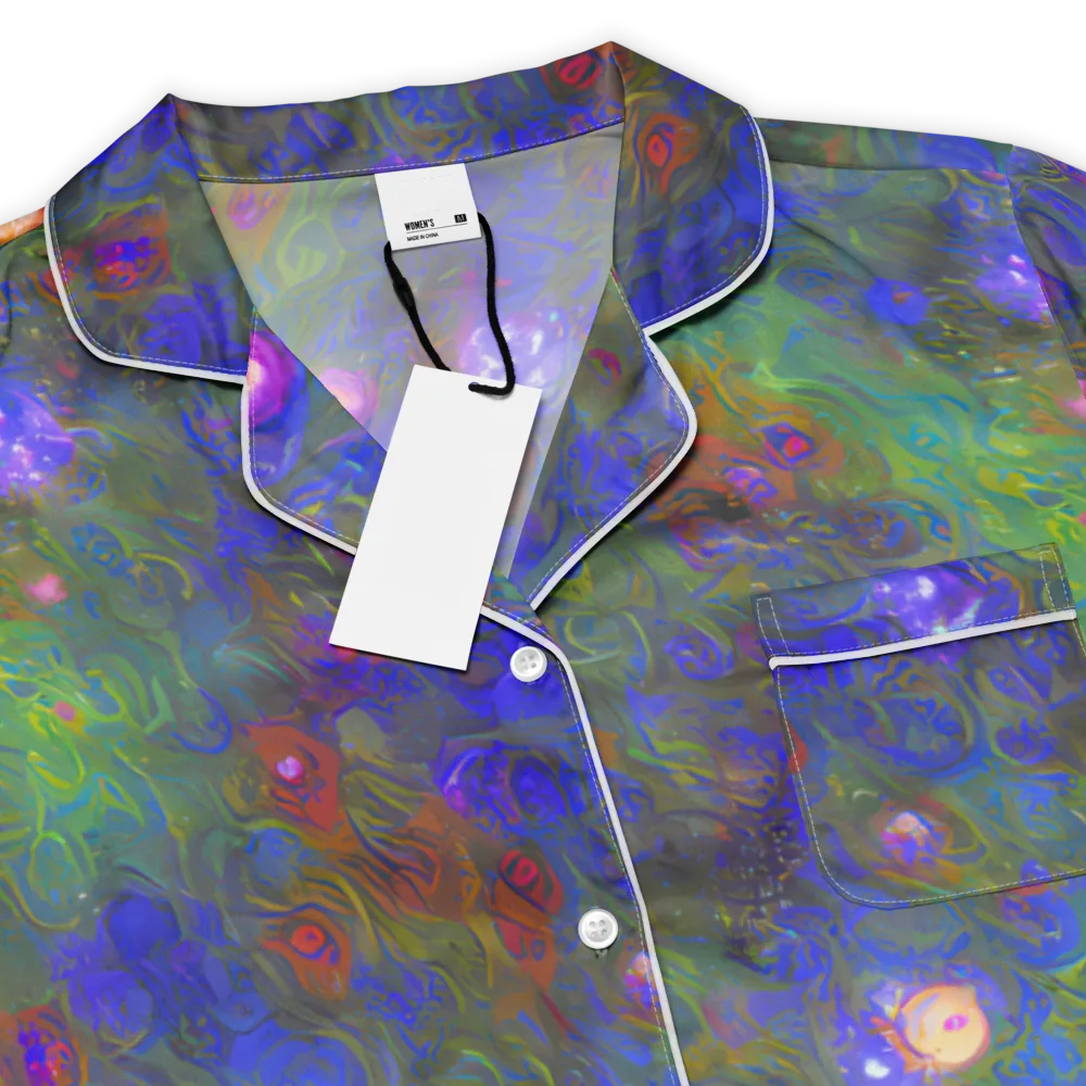 Mystic Reef on Women's Short Sleeve Pajama Top — Product details