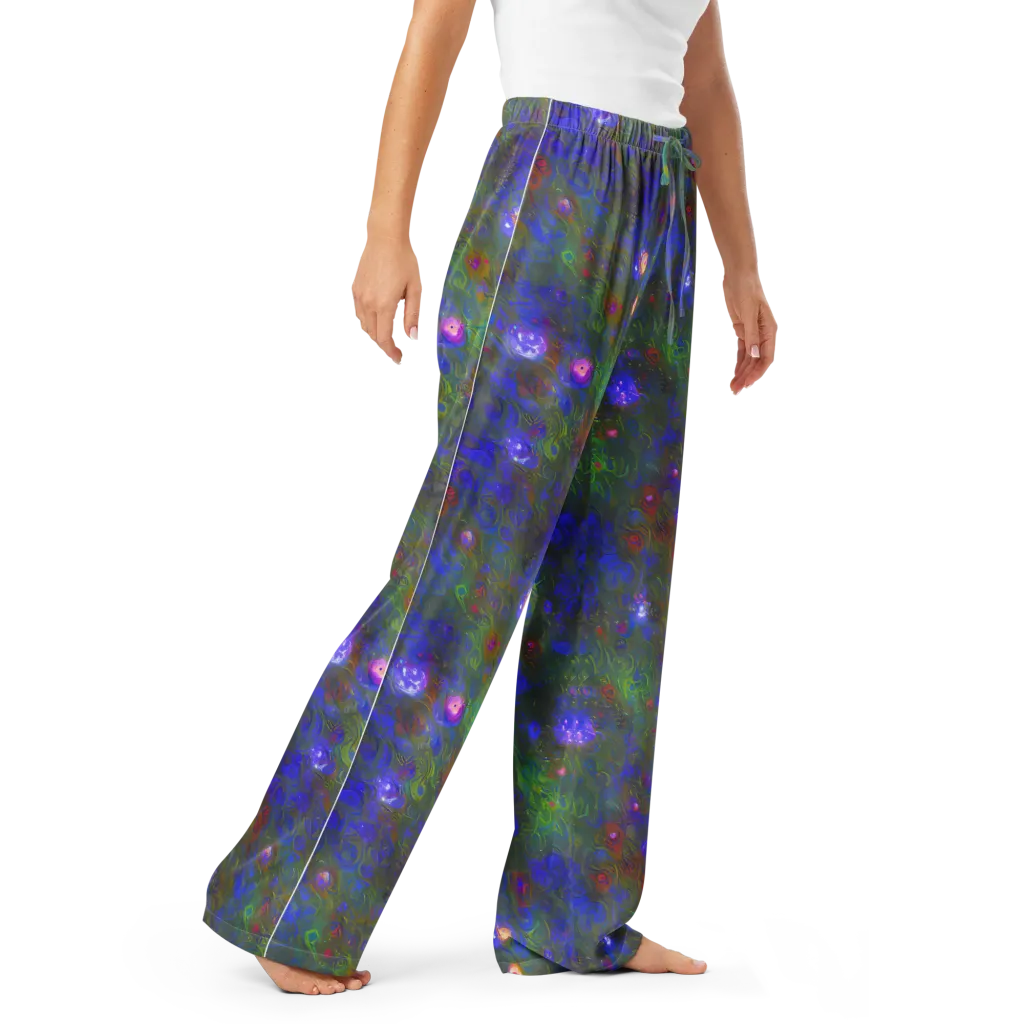 Mystic Reef on Women's Pajama Pants — Right Front