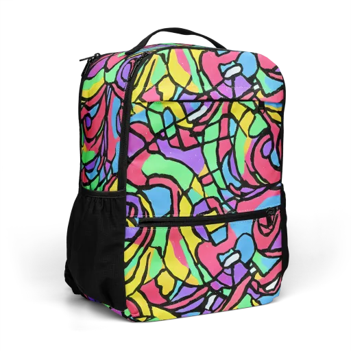 Acid Stained Glass on a Utility Backpack