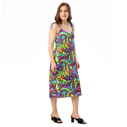 Acid Stained Glass on a Slip Dress