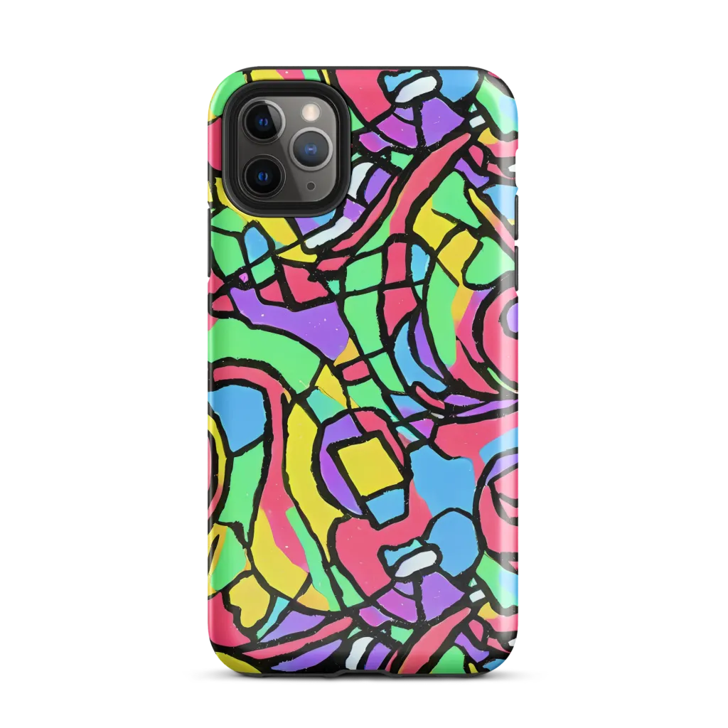 Acid Stained Glass on Tough Case for iPhone® — Front