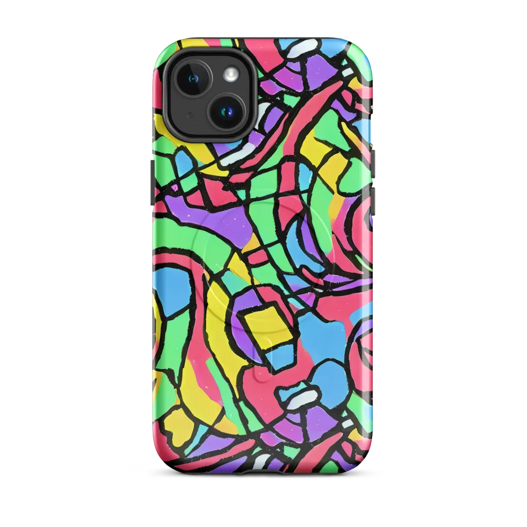 Acid Stained Glass on MagSafe Tough Case for iPhone® — Front