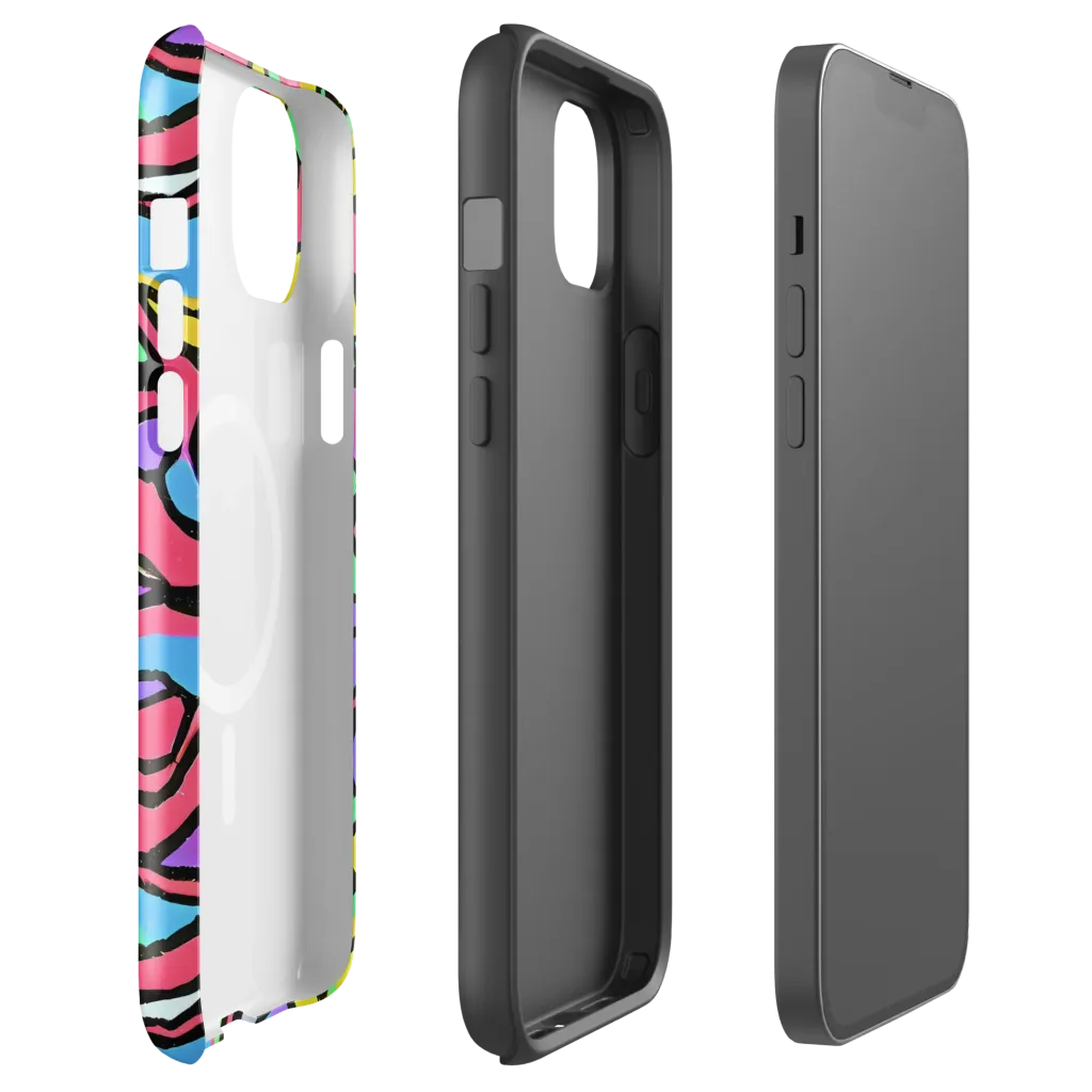 Acid Stained Glass on MagSafe Tough Case for iPhone® — Front