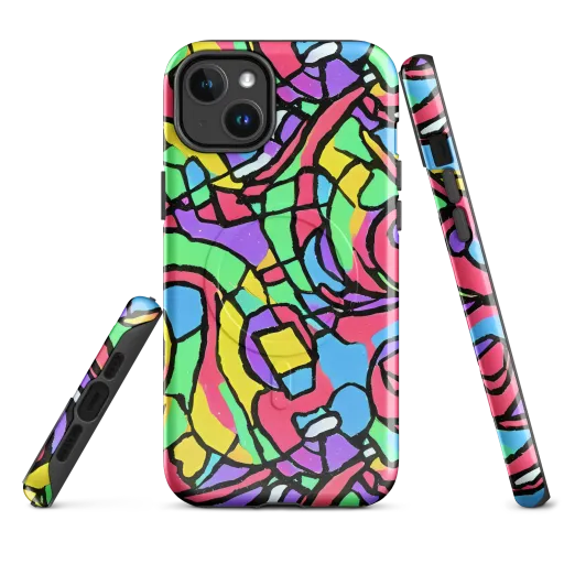 Acid Stained Glass on a MagSafe Tough Case for iPhone®