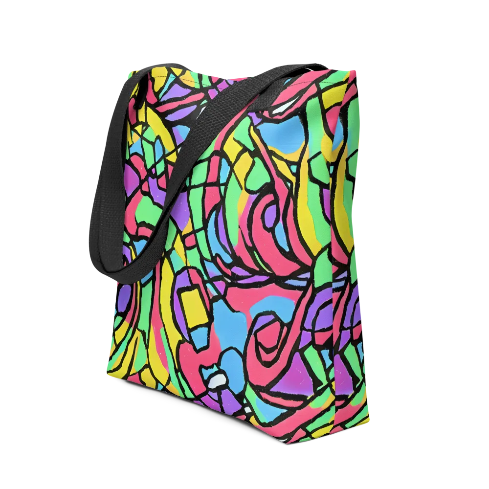 Acid Stained Glass on Tote Bag — Front