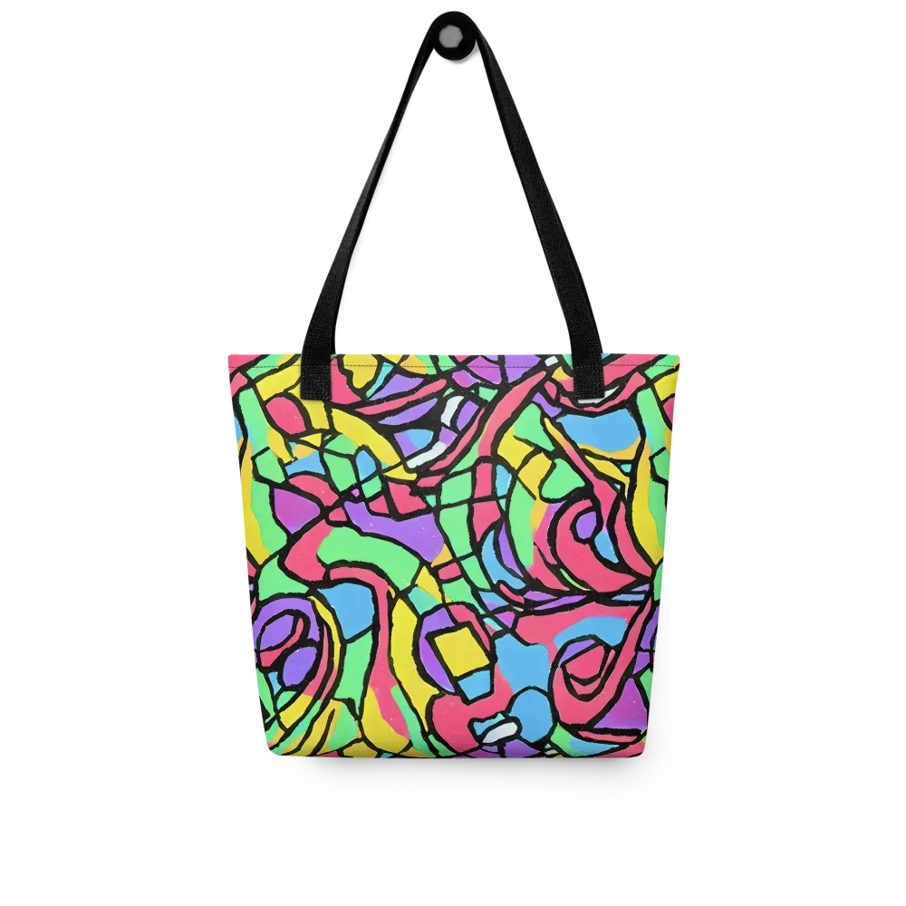 Acid Stained Glass on Tote Bag — Front