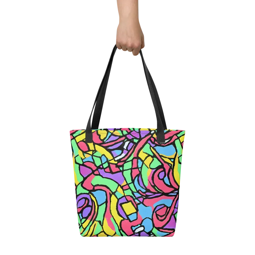 Acid Stained Glass on Tote Bag — Front