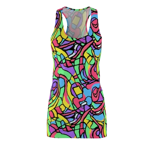 Acid Stained Glass on a Racerback Dress