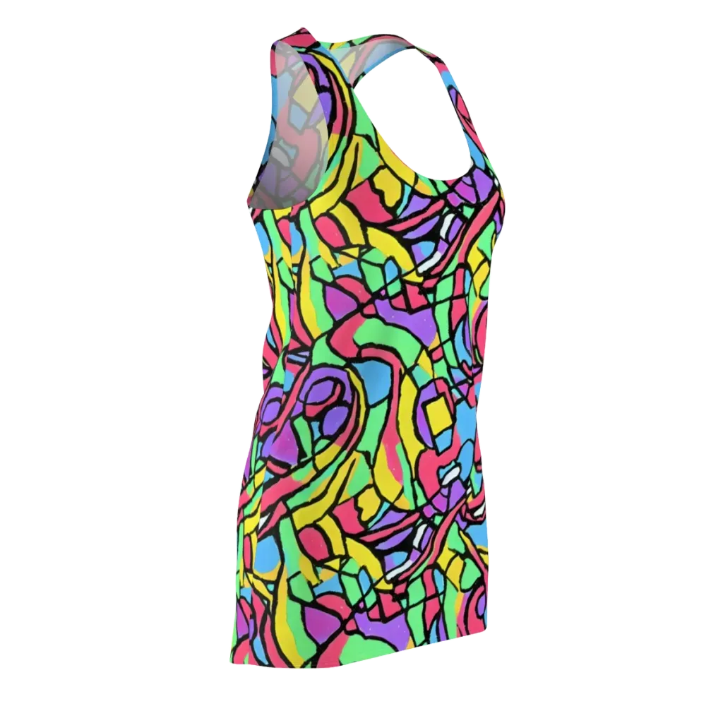 Acid Stained Glass on Racerback Dress — Front Side