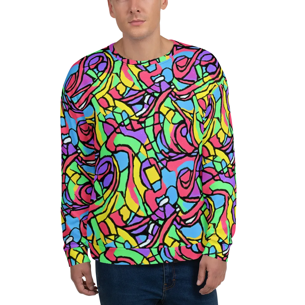 Acid Stained Glass on Sweatshirt — Front
