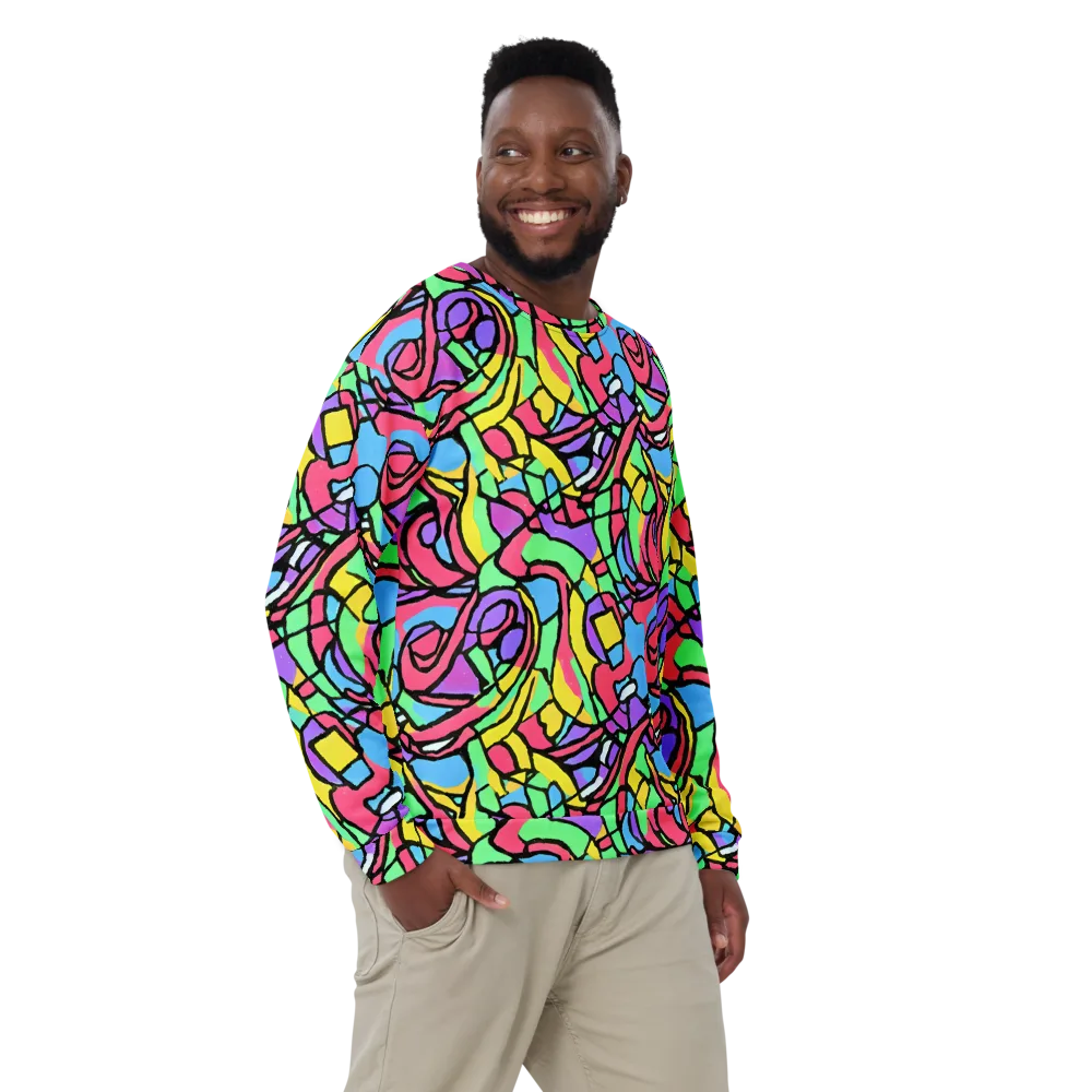 Acid Stained Glass on Sweatshirt — Front