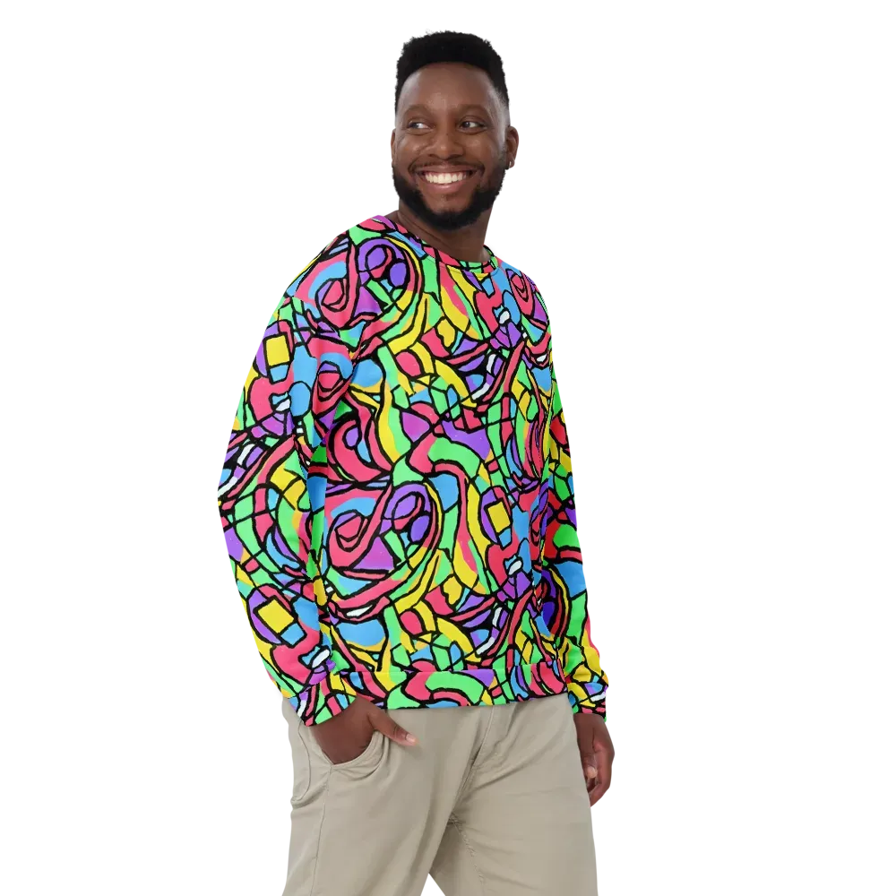 Acid Stained Glass on Sweatshirt — Front
