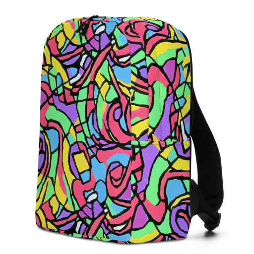 Acid Stained Glass on a Minimalist Backpack