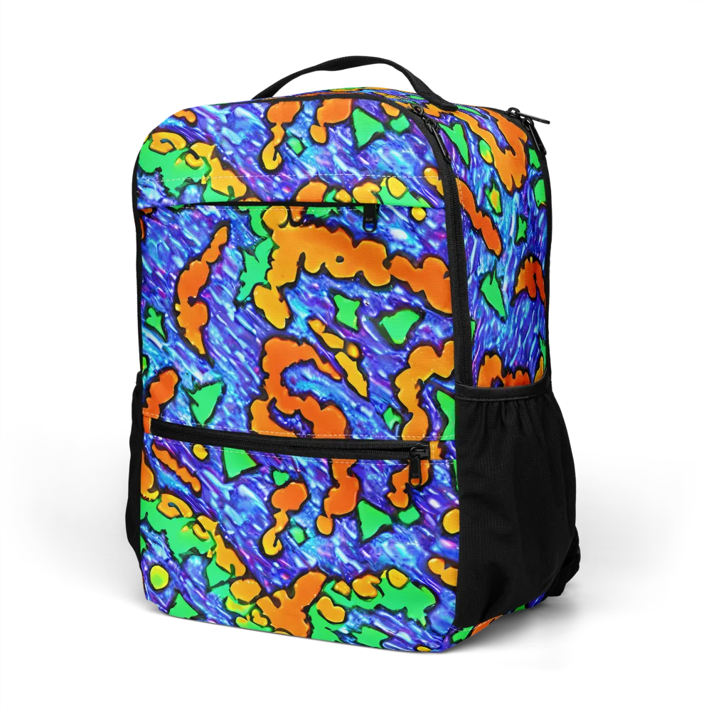 Azure Anarchy on Utility Backpack — Left Front