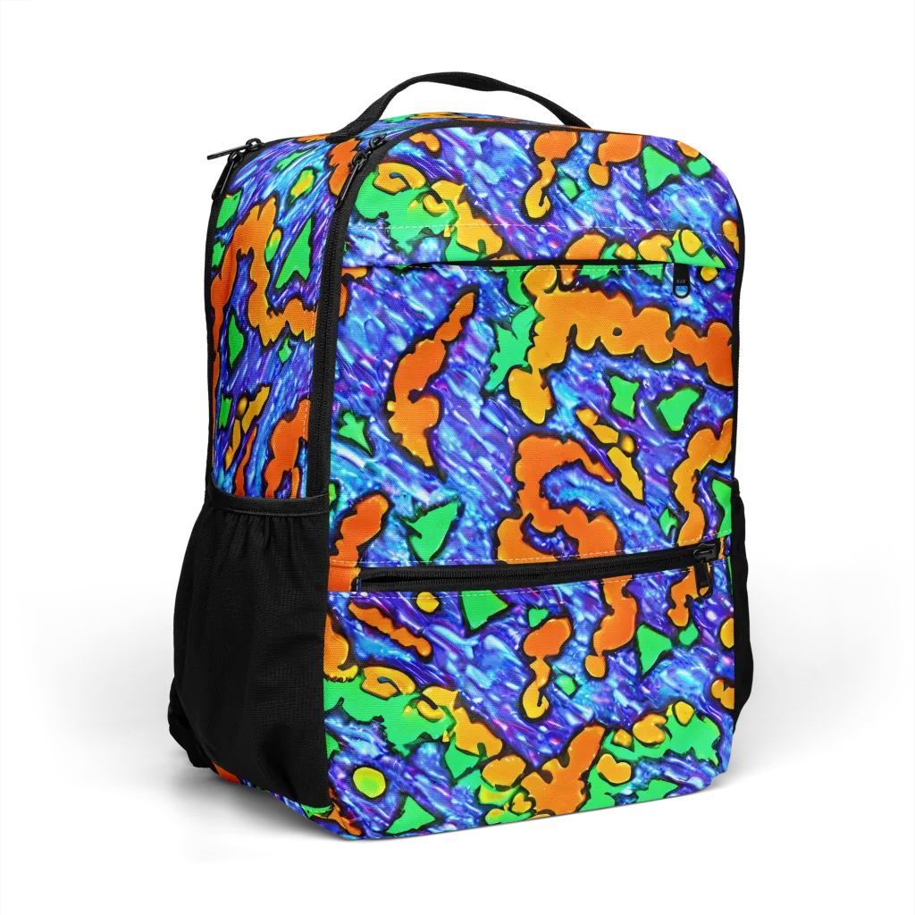 Azure Anarchy on Utility Backpack — Right Front