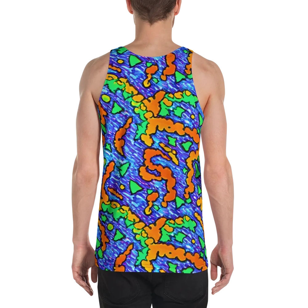 Azure Anarchy on Men's Tank Top — Back