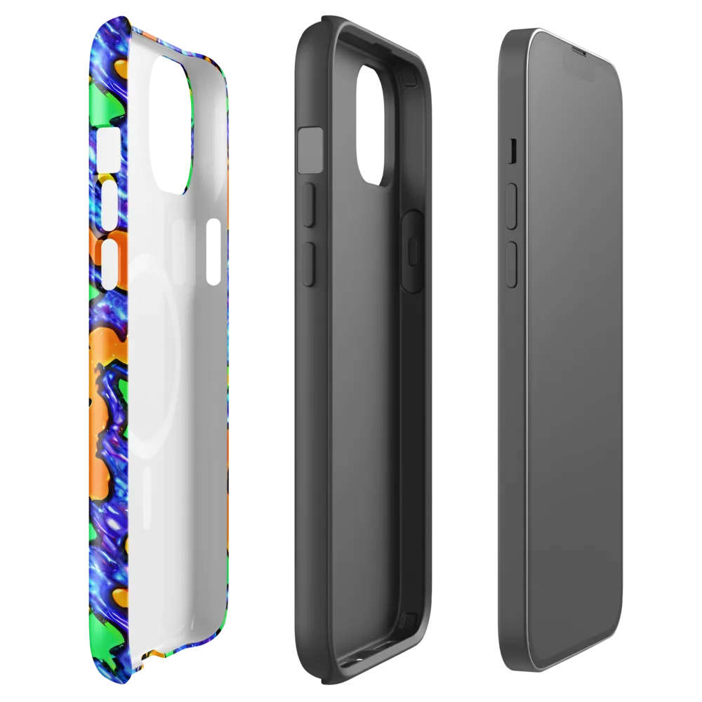 Azure Anarchy on MagSafe Tough Case for iPhone® — Front