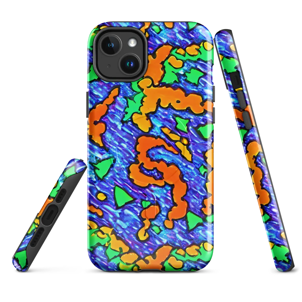 Azure Anarchy on MagSafe Tough Case for iPhone® — Front
