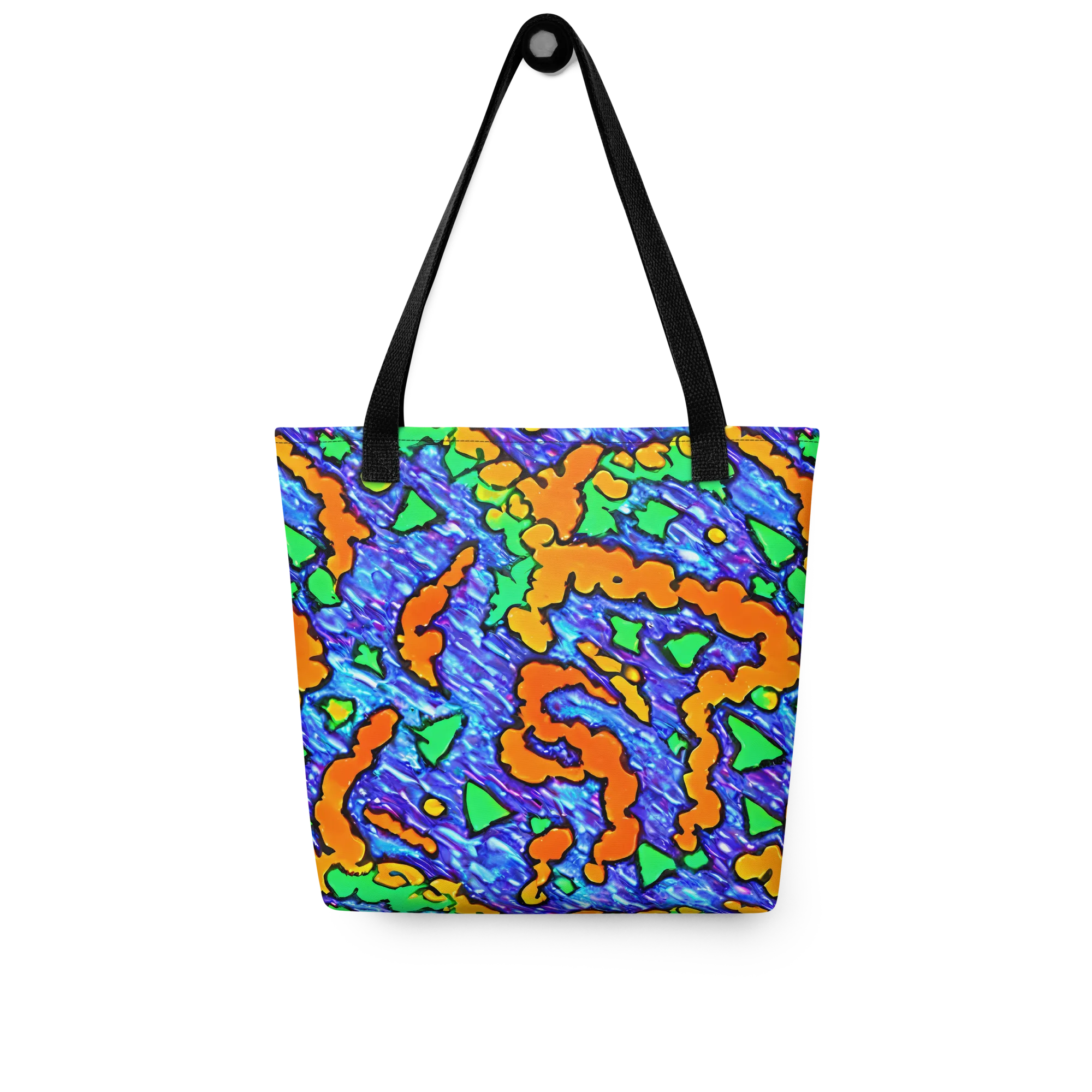 Azure Anarchy on Tote Bag — Front