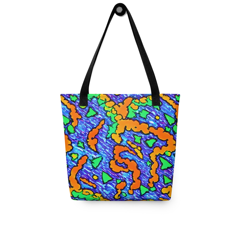 Azure Anarchy on Tote Bag — Front