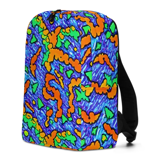 Azure Anarchy on a Minimalist Backpack