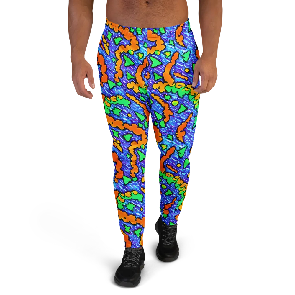 Azure Anarchy on Men's Joggers — Front