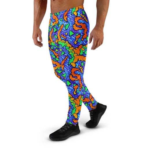 Azure Anarchy on a Men's Joggers
