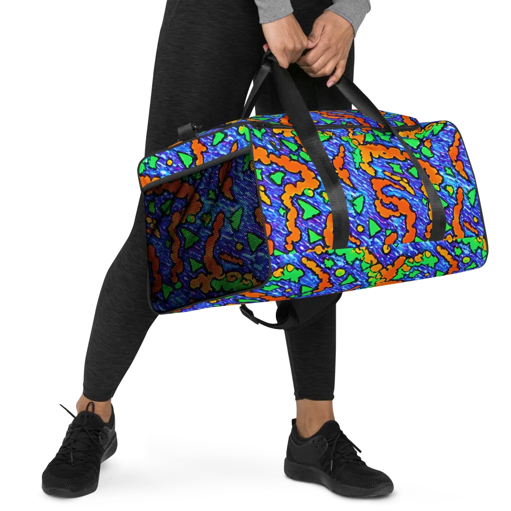 Azure Anarchy on Duffle Bag — Right Front