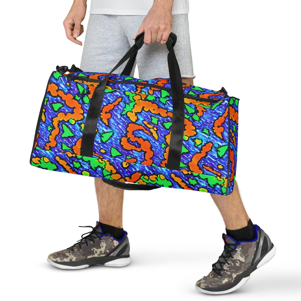Azure Anarchy on Duffle Bag — Front