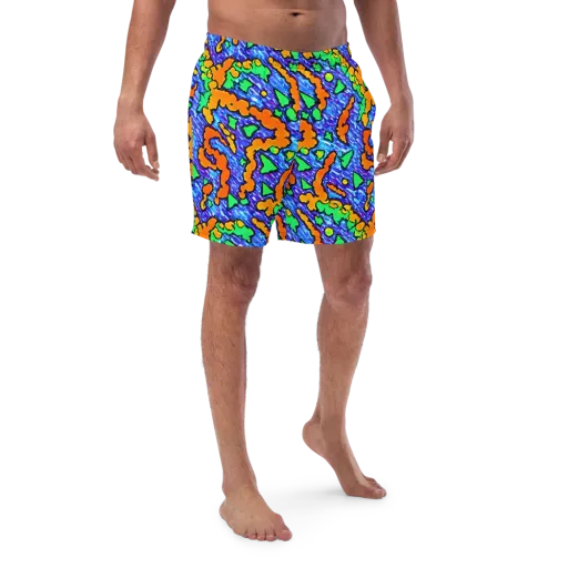 Azure Anarchy on a Swim Trunks