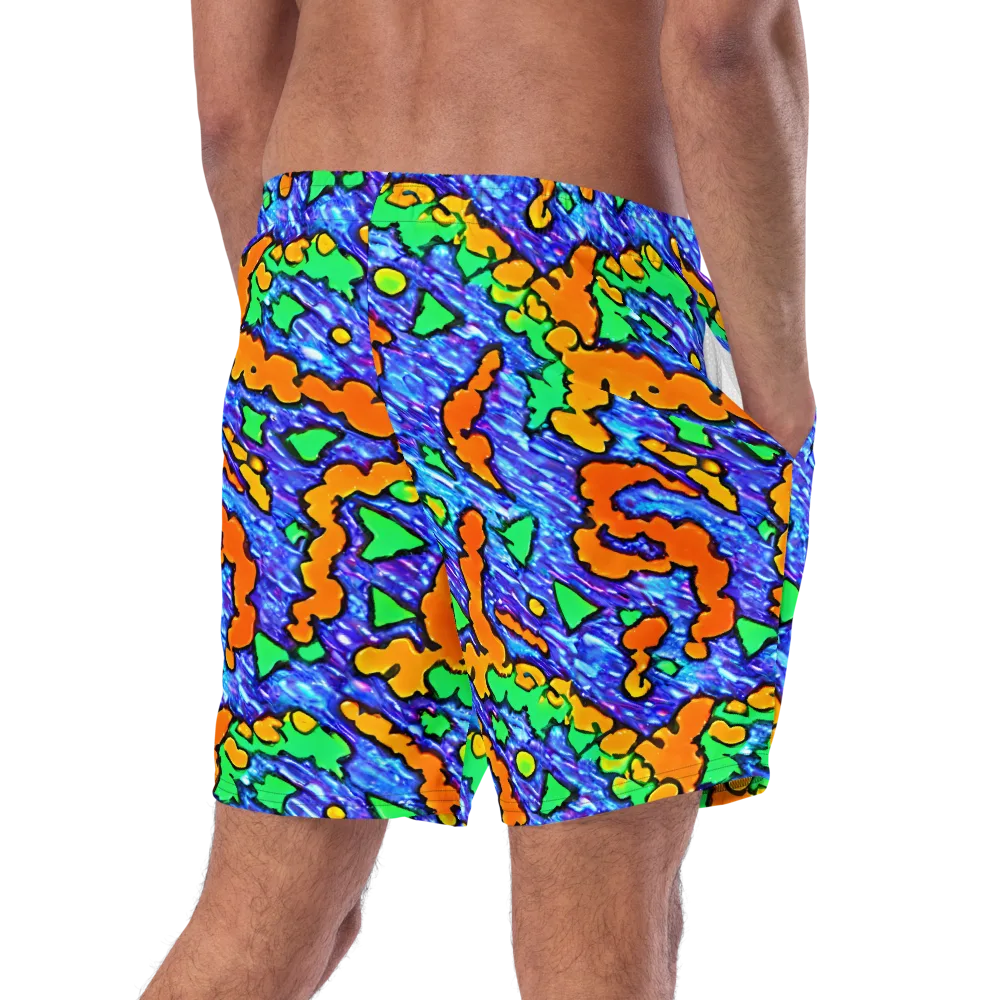 Azure Anarchy on Swim Trunks — Right Back