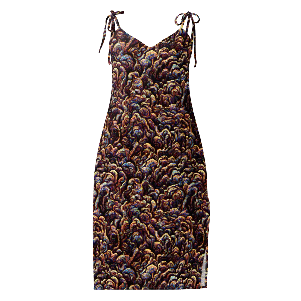 Riotous Radiance on Slip Dress — Front