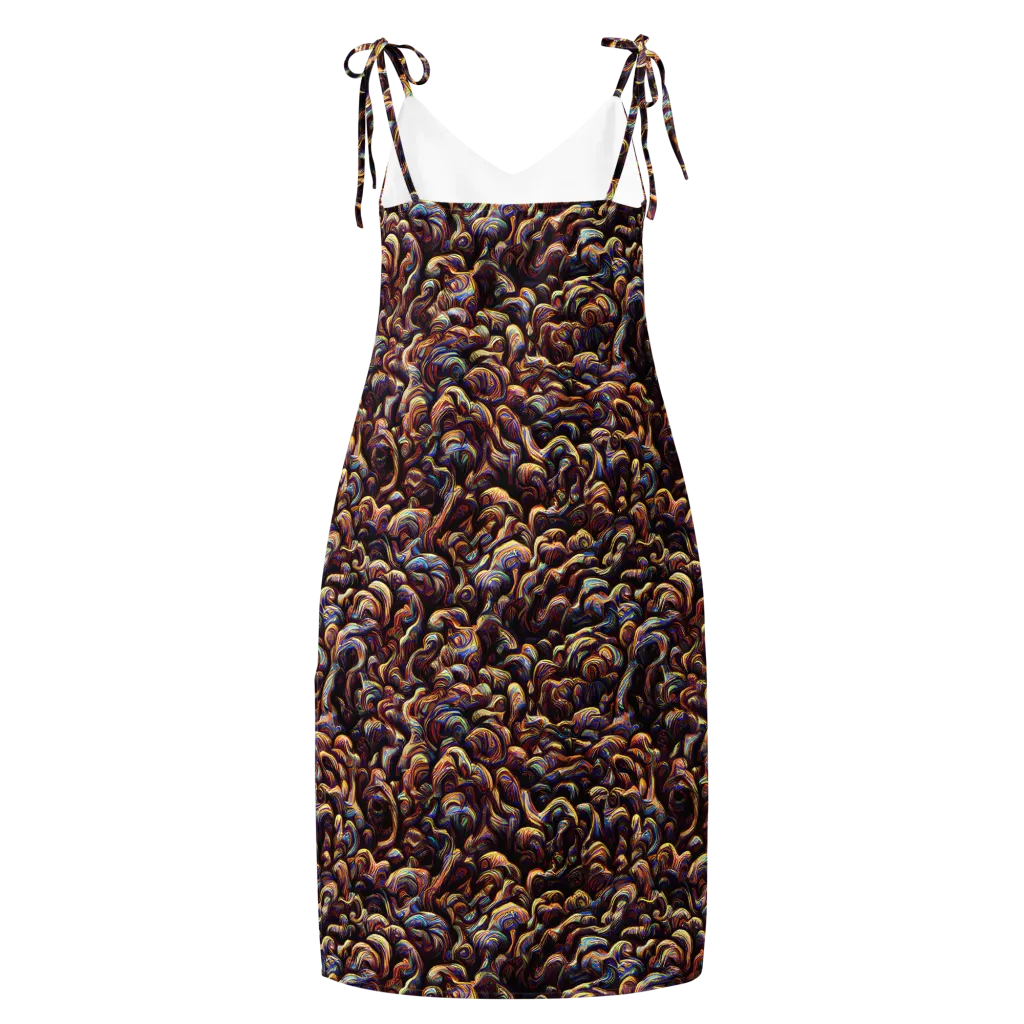 Riotous Radiance on Slip Dress — Back