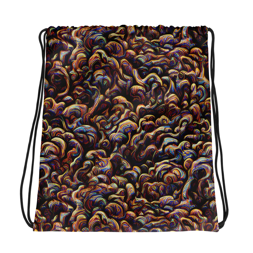 Riotous Radiance on Drawstring Bag — Photo