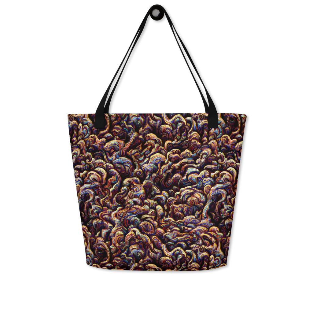 Riotous Radiance on Large Tote Bag W/ Pocket — Front