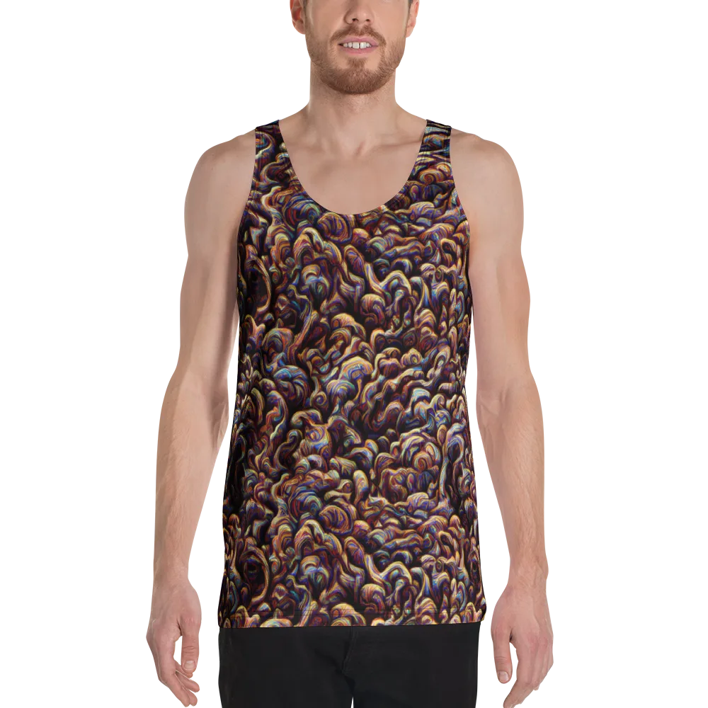 Riotous Radiance on Men's Tank Top — Front