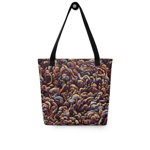 Riotous Radiance on a Tote Bag