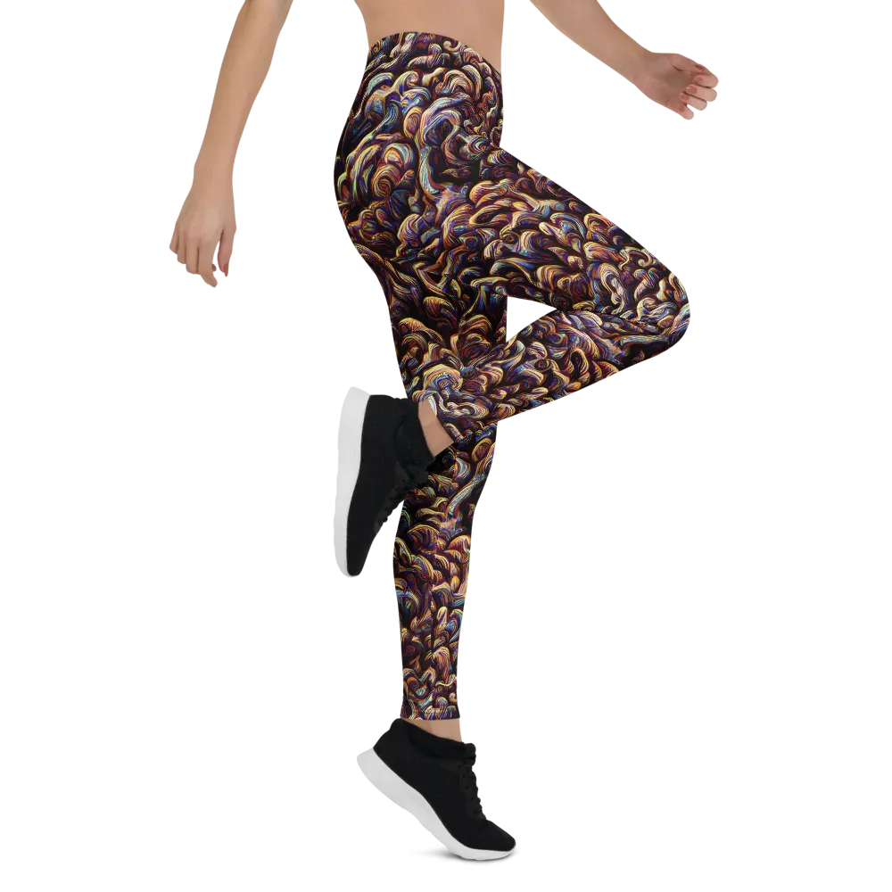 Riotous Radiance on Leggings — Right