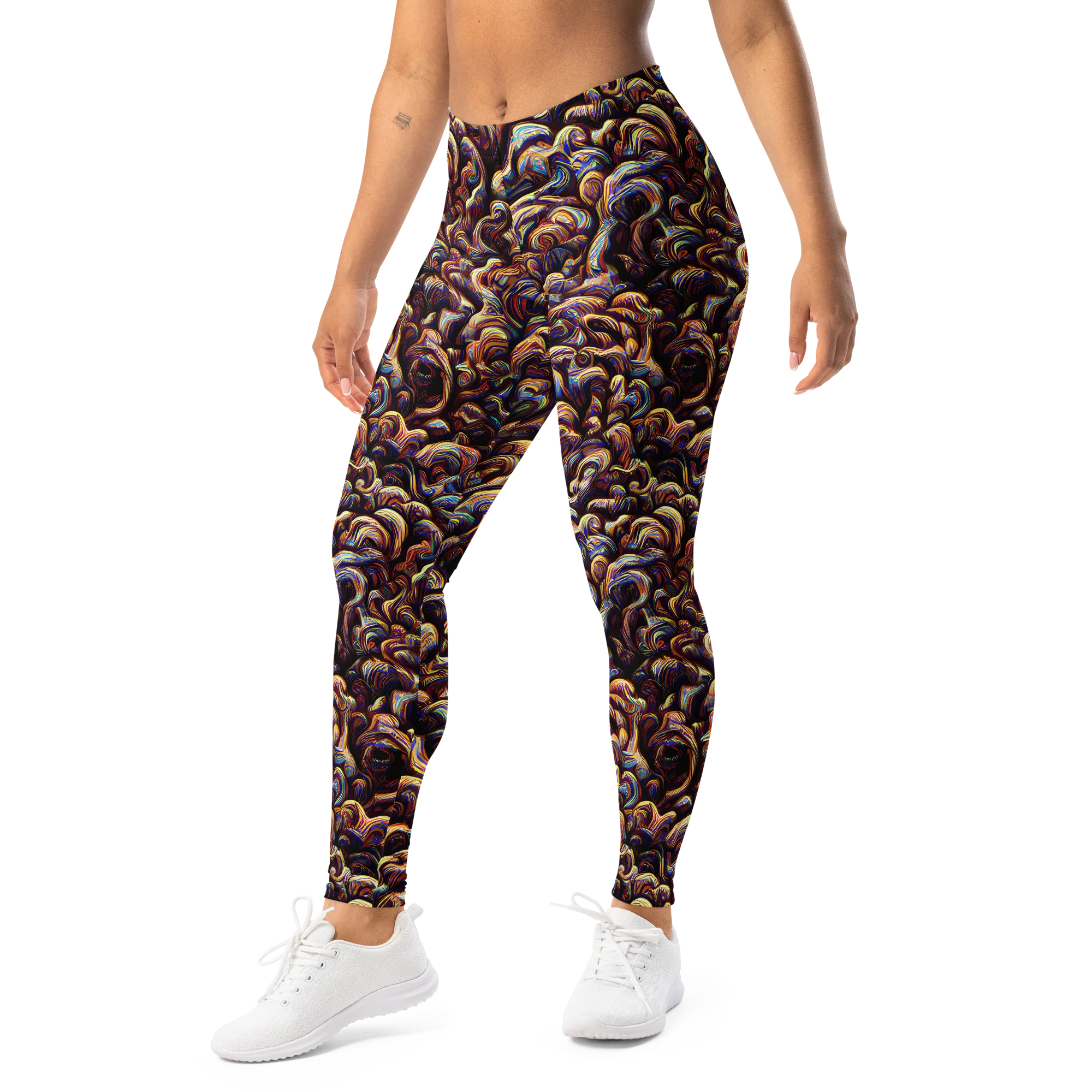 Riotous Radiance on Leggings — Left Front